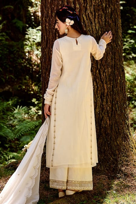 Paulmi And Harsh Chanderi Kurta Palazzo Set 