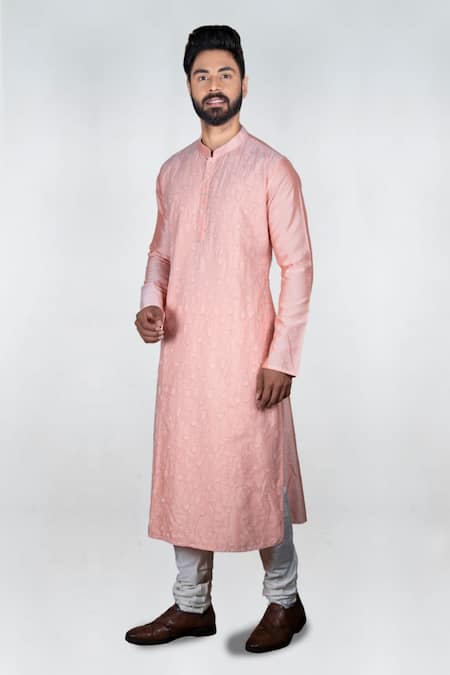 Priyanka Haralalka Floral Hand Embroidered Kurta Set 