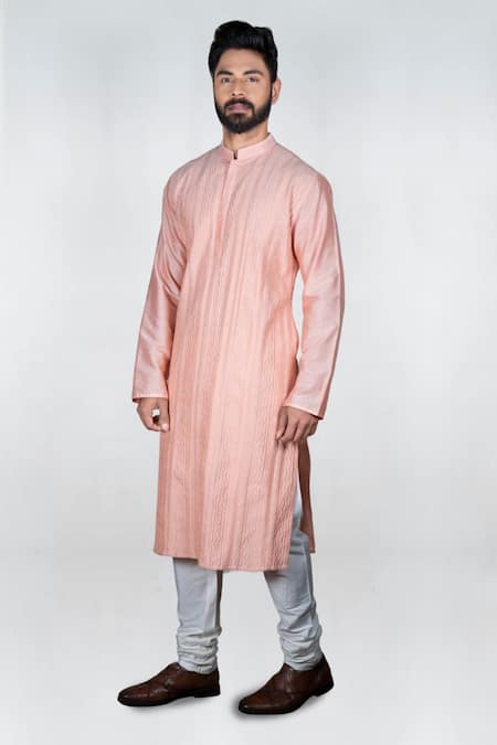 Priyanka Haralalka Panel Shadow Embroidered Kurta Set 