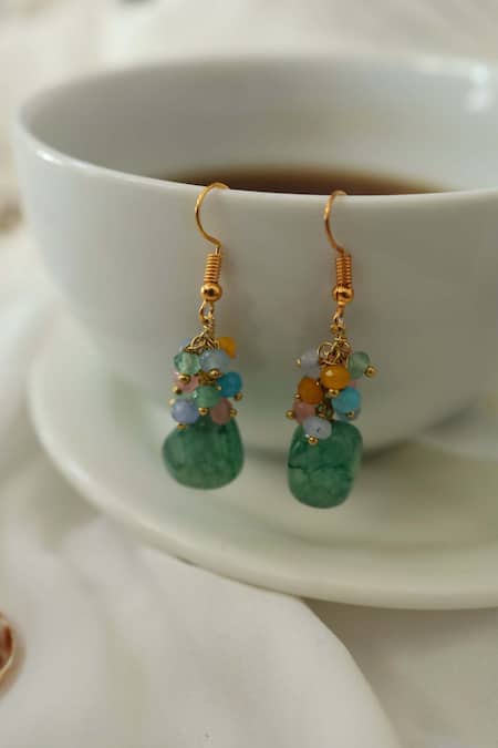 Natural Stone Irregular Resin Flowing Sand Sense Ethnic Style Earrings -  China Earring and Drop Earrings price | Made-in-China.com