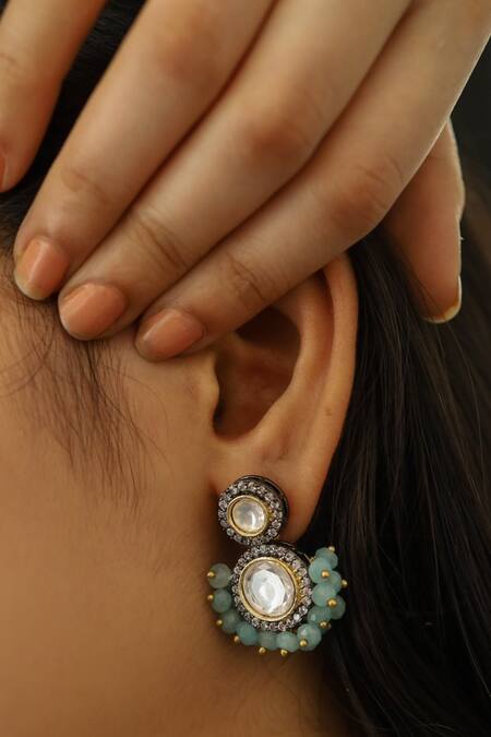 Beads/Sequin Stud Handmade Beaded Earrings, Size: Medium at Rs 180/pair in  Mumbai