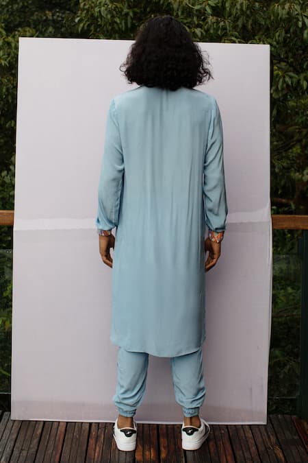 Nirmooha Crepe Kurta Pant Set 