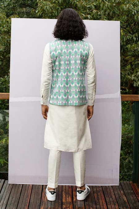 Nirmooha Organic Silk Bundi & Kurta Set 