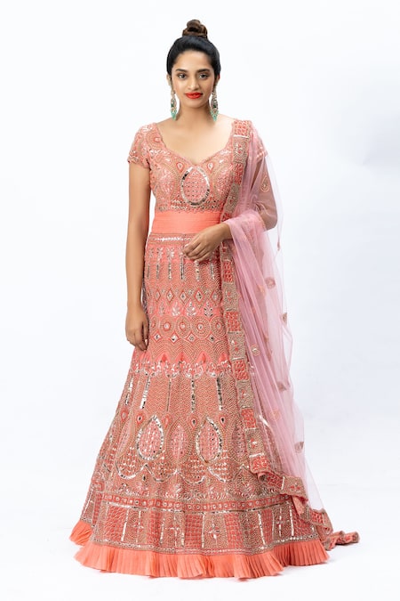 Nirmooha Hand Embroidered Anarkali Set 