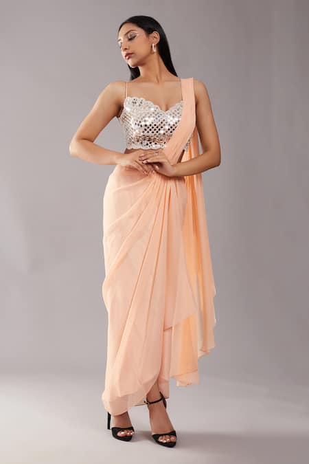 Buy Palazzo Saree for Women Online from India's Luxury Designers 2024
