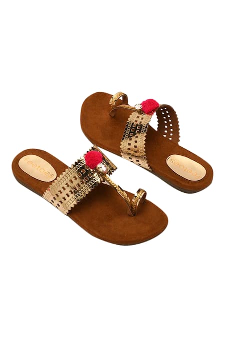 Beautifully Embellished Ladies Slippers