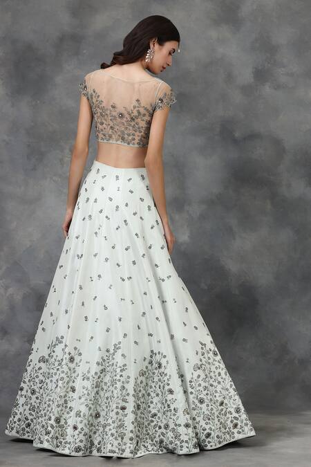 Pooja Peshoria Silk Embellished Bridal Lehenga Set 