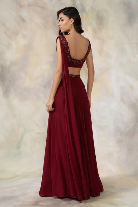 Pooja Peshoria Embellished Lehenga Set 