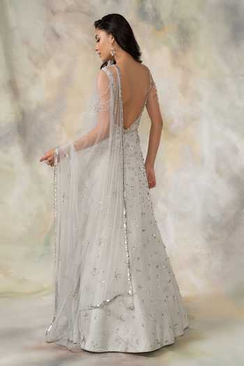 Pooja Peshoria Embellished Anarkali with Dupatta 