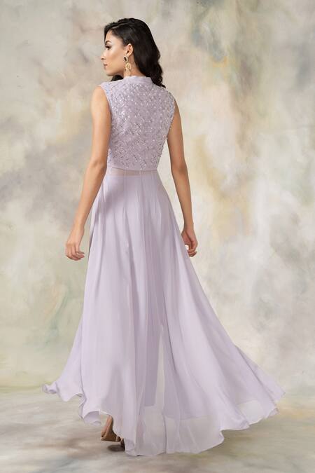 Pooja Peshoria Embellished Tunic Pant Set 