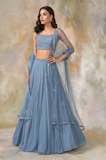 Pooja Peshoria Embellished Lehenga Set 