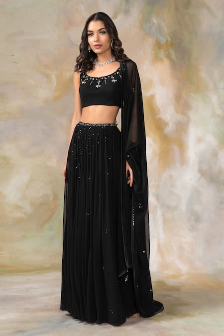 Pooja Peshoria Embellished Lehenga Set 