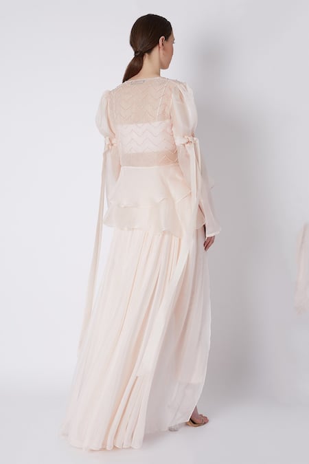 Masumi Mewawalla Embellished Jacket & Pant Set 