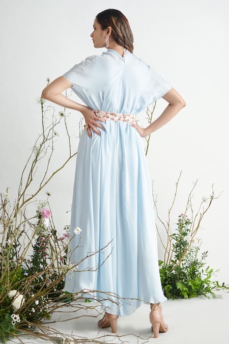 Masumi Mewawalla Embellished Kaftan with Belt 