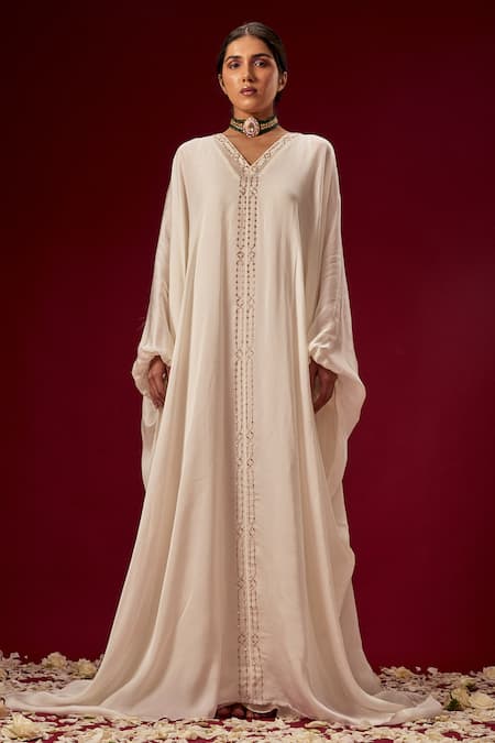 Masumi Mewawalla Satin Organza Kaftan 