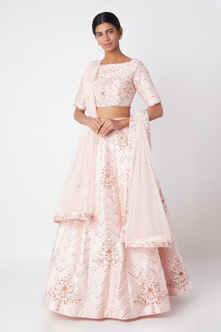 Masumi Mewawalla Embroidered Bridal Lehenga Set 