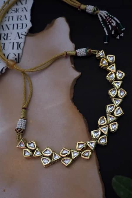 Paisley Pop Kundan Choker 
