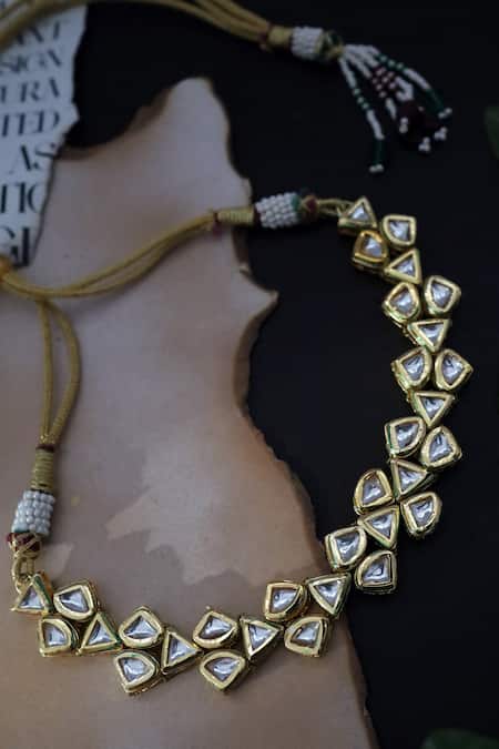 Paisley Pop Kundan Choker 