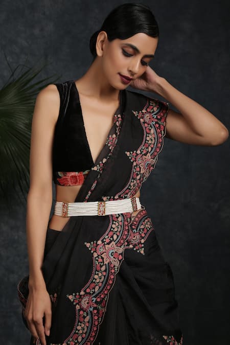 Paisley Pop Meenakari Kundan Polki Belt 