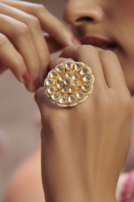 Authentic Kundan Rings - South India Jewels