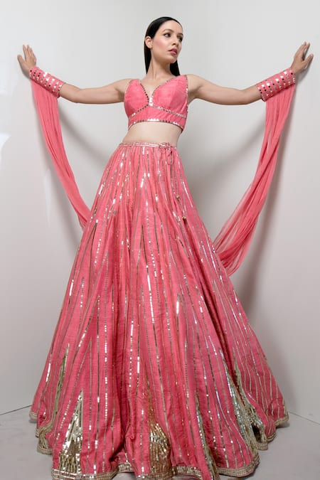 Prevasu Bano Embroidered Lehenga Set 