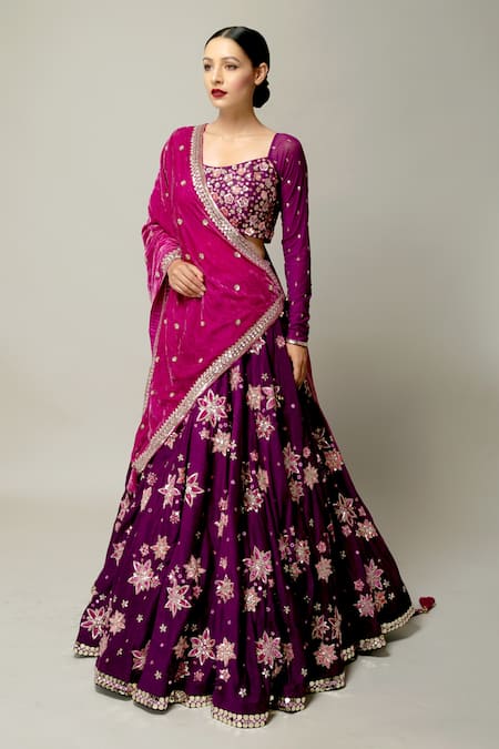 Prevasu Mehbooba Embroidered Bridal Lehenga Set 