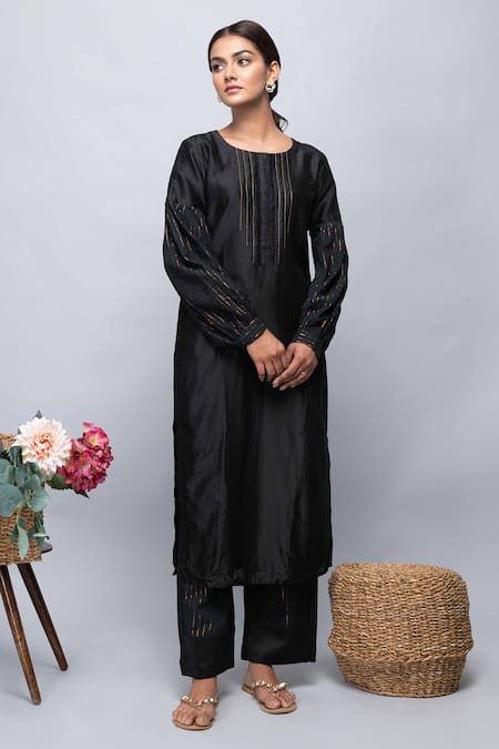 Kalakaari By Sagarika Chanderi Tunic For Kids