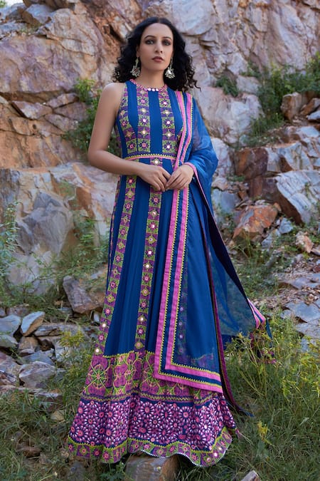 Pooja Rajgarhia Gupta Printed Anarkali With Dupatta 