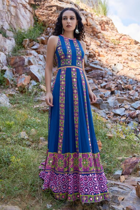 Pooja Rajgarhia Gupta Printed Anarkali With Dupatta 