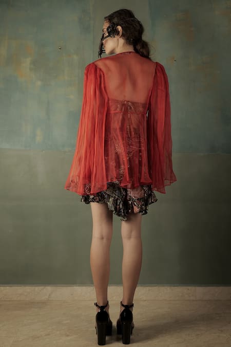 Nidhi Yasha Printed Bralette & Shorts Set 