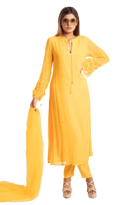 Seams Pret And Couture Sequins Embroidered Kurta Set 