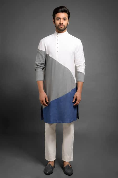 Mitesh Lodha Colorblock Kurta 