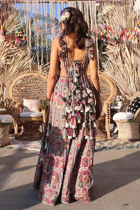 Payal Singhal Embroidered Sharara Set 