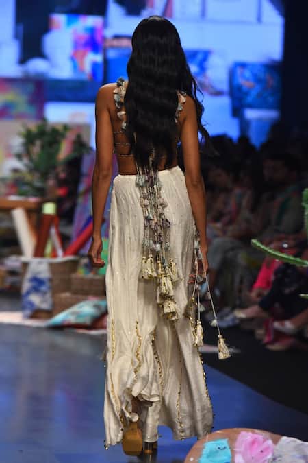 Payal Singhal Ira Embroidered Blouse & Sharara Set 