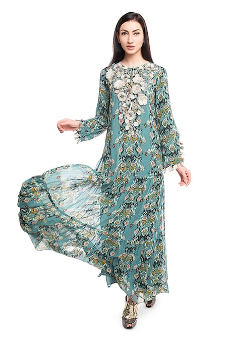 PS Pret by Payal Singhal Printed Tiered Dress 