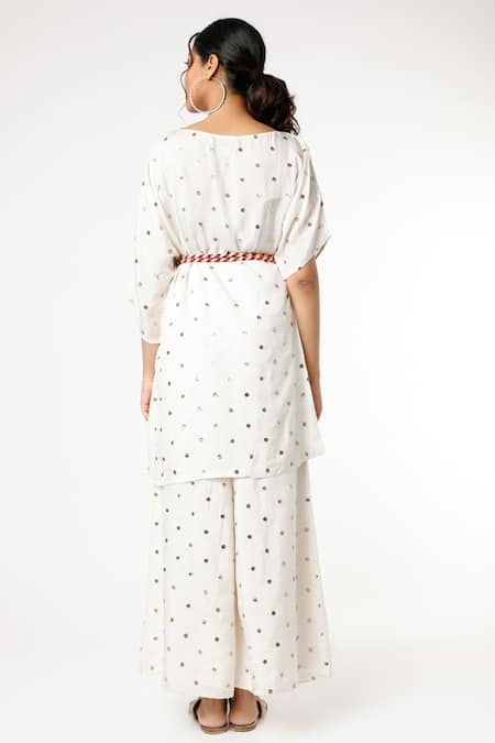 Payal Singhal Embroidered Kaftan & Palazzo Set