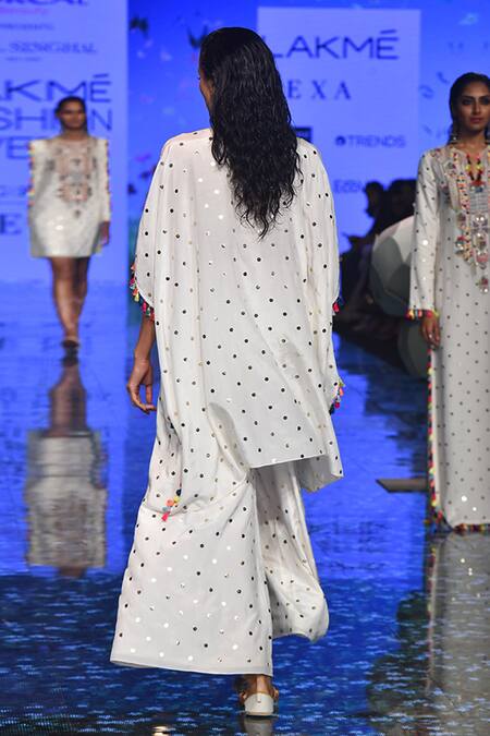 Payal Singhal Adena Kaftan Kurta With Palazzo Pants