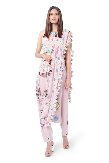 Payal Singhal Shiza Printed Blouse & Pant Set 