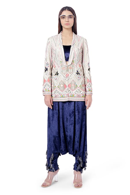 Payal Singhal Fariat Embroidered Jacket & Pant Set 