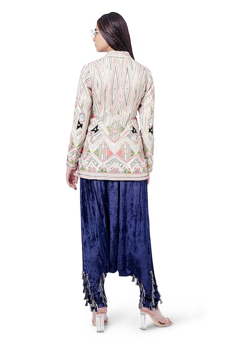 Payal Singhal Fariat Embroidered Jacket & Pant Set 
