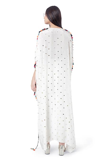 Payal Singhal Maliha Silk Kaftna With Jogger Pant