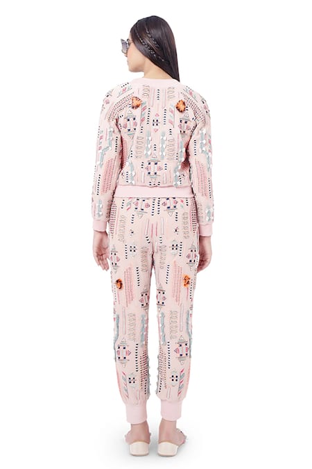 Payal Singhal Mirah Embroidered Jacket Pant Set