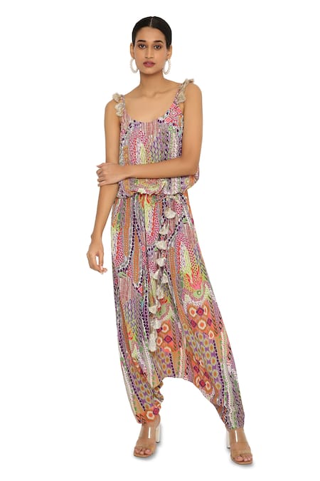 Payal Singhal African Print Jumpsuit 