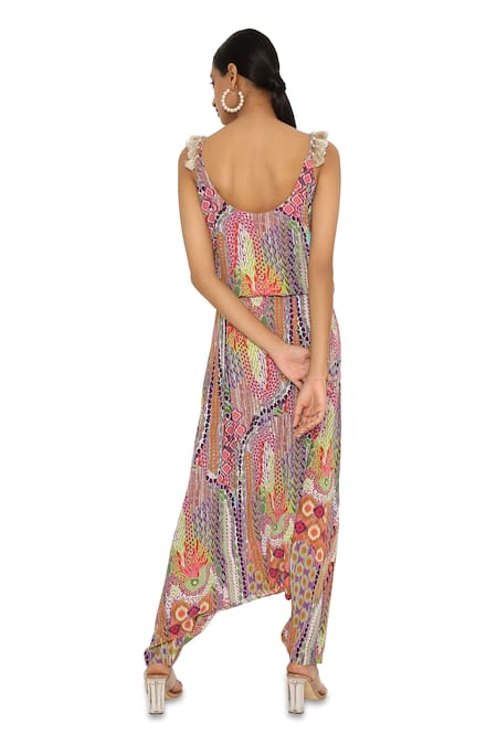 Payal Singhal African Print Jumpsuit 