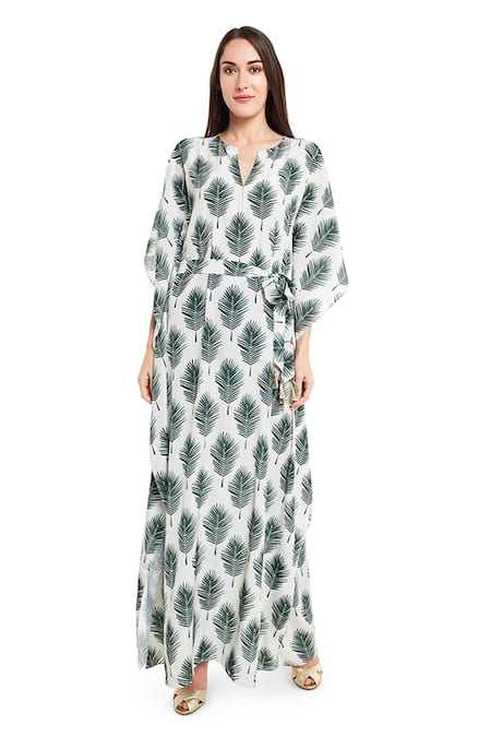 PS Pret by Payal Singhal Leaf Print Kaftan 