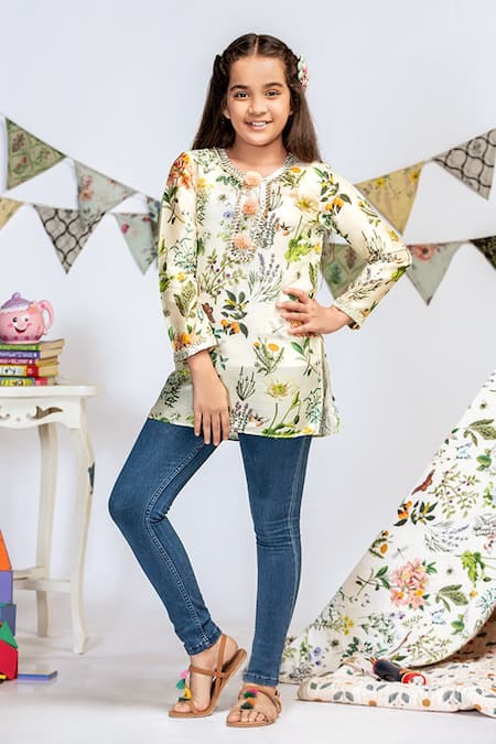 PS Kids by Payal Singhal Floral Print Tunic 