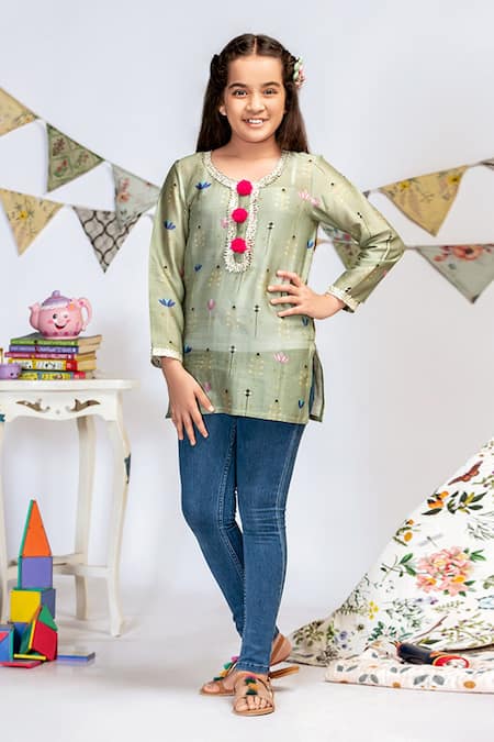 PS Kids by Payal Singhal Floral Print Tunic 