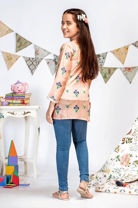 PS Kids By Payal Singhal Floral Print Tunic 
