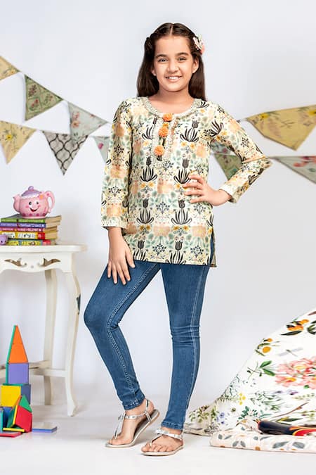 PS Kids by Payal Singhal Floral Print Tunic 