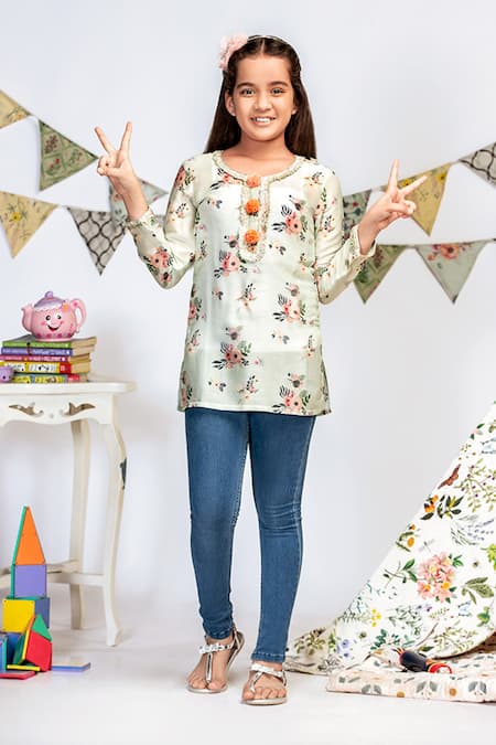 PS Kids by Payal Singhal Floral Print Tunic 